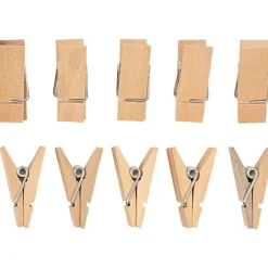 Rico Design Holzklammern natur 10 Stück