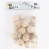 Rico Design Holzkugeln gebohrt 25 Stück 3cm