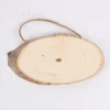 Rico Design Holzschild oval Pappelholz 14-18x7-10cm