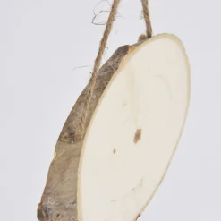 Rico Design Holzschild oval Pappelholz 14-18x7-10cm