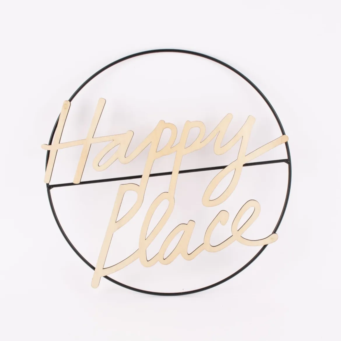 Rico Design Holzschriftzug magnetisch Happy Place 25x20cm