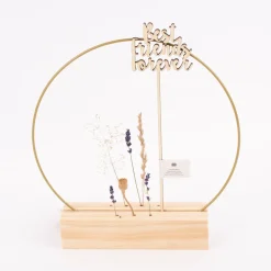 Rico Design Holzstecker Best Friends forever natur 25,5x7cm