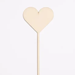 Rico Design Holzstecker Herz natur 24,5x5,5cm