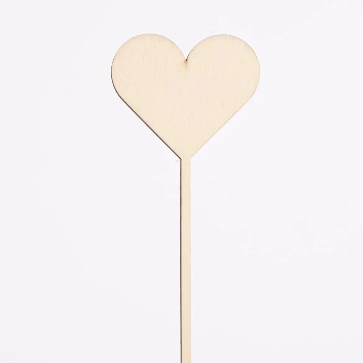 Rico Design Holzstecker Herz natur 24,5x5,5cm