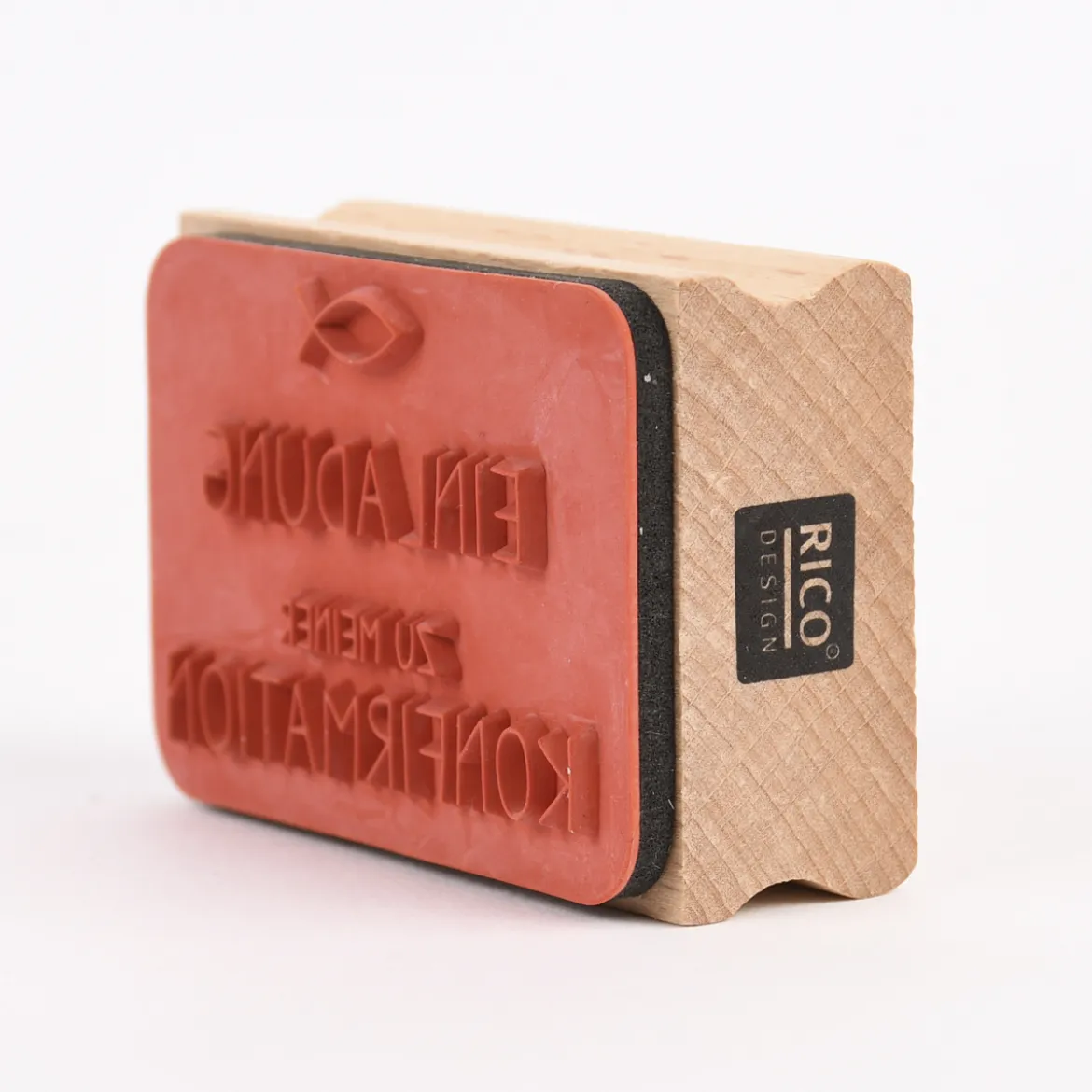 Rico Design Holz-Stempel Einladung zu meiner Konfirmation