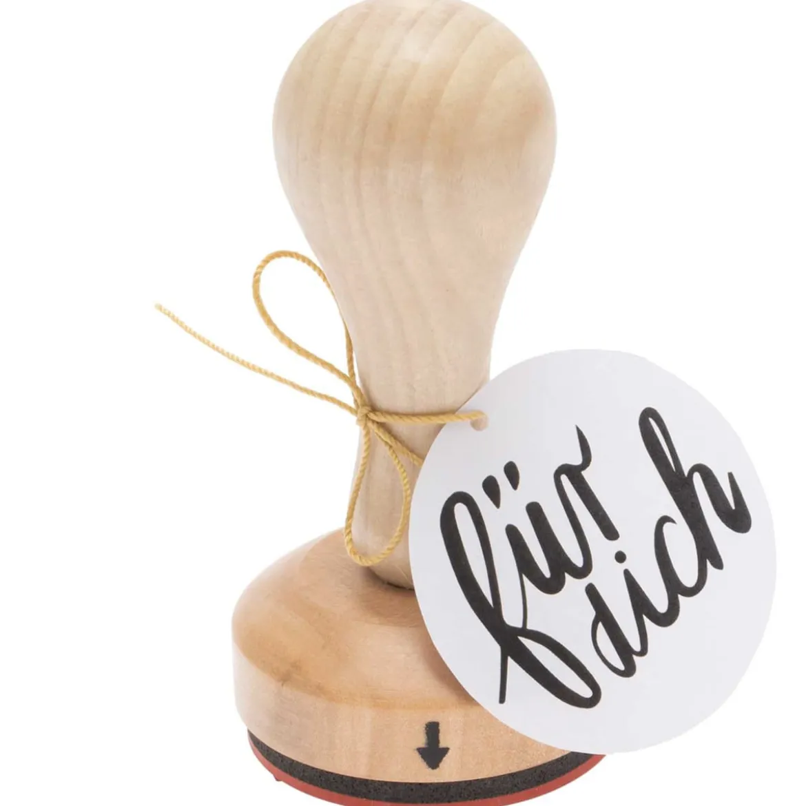 Rico Design Holz-Stempel für dich rund