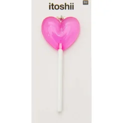 Rico Design itoshii Herzlolli Anhänger rosa 29x71x6mm (BxLxT)