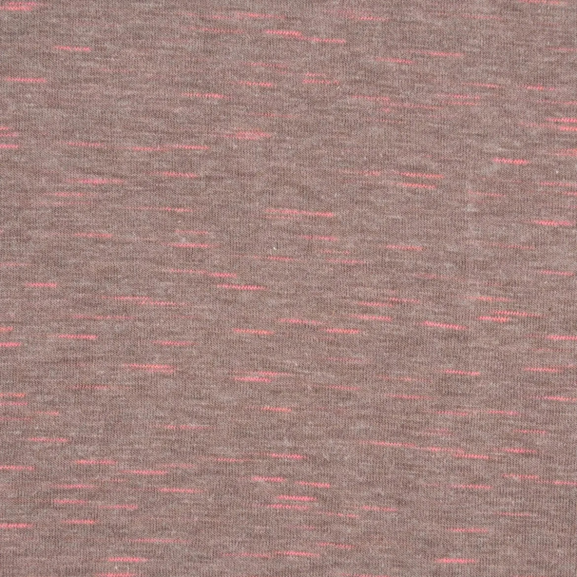 Rico Design Jersey Stoffabschnitt meliert taupe pink 80x100cm