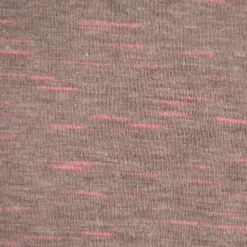 Rico Design Jersey Stoffabschnitt meliert taupe pink 80x100cm