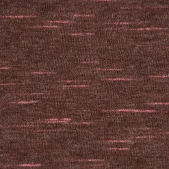 Rico Design Jersey Stoffabschnitt meliert braun pink 80x100cm