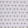 Rico Design Jerseystoff Stoffabschnitt Bienen flieder gelb schwarz 80x100cm