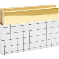 Rico Design Kartenset Spiegelkarton goldfarbig B6 20teilig