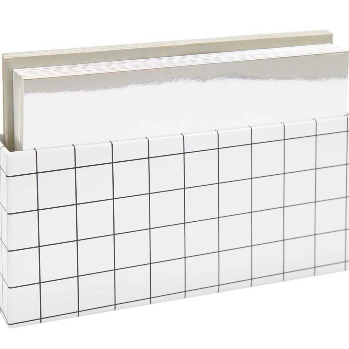 Rico Design Kartenset Spiegelkarton silberfarbig B6 20teilig