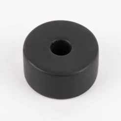 Rico Design Kerzenhalter für kleine Stabkerzen Keramik matt schwarz 2x4,5cm