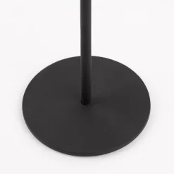 Rico Design Kerzenhalter für Stabkerzen Metall matt schwarz 14x8cm