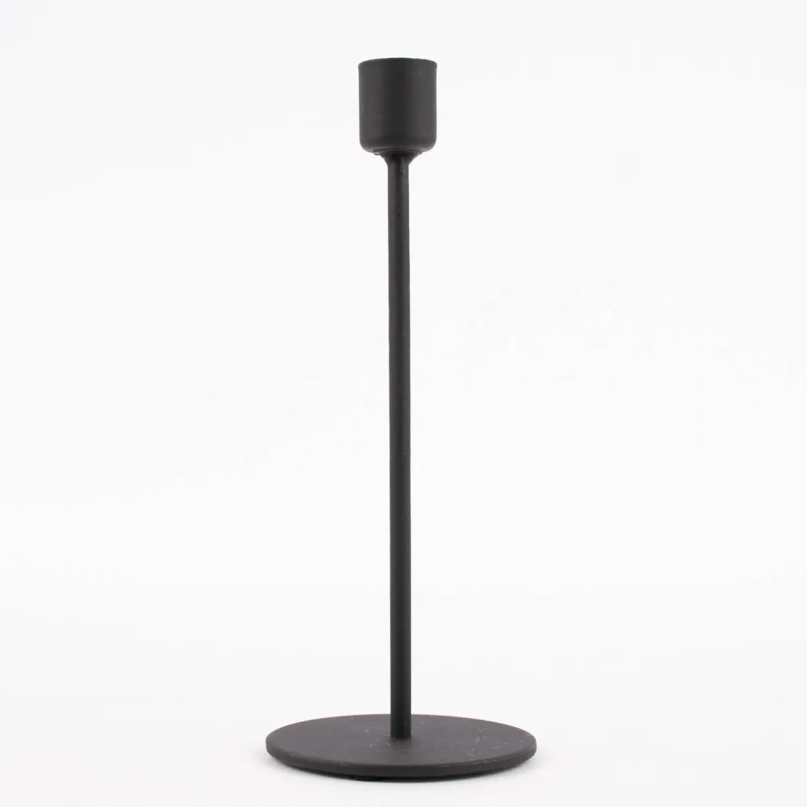 Rico Design Kerzenhalter für Stabkerzen Metall matt schwarz 20,5x8cm