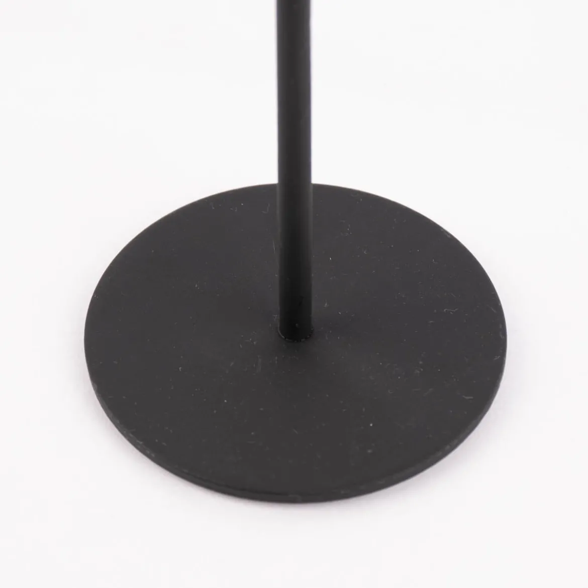 Rico Design Kerzenhalter für Stabkerzen Metall matt schwarz 20,5x8cm