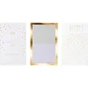 Rico Design Klebeetiketten für Flaschen zum Beschriften weiß gold 3 Stück verschiedene Motive 8,5x13cm