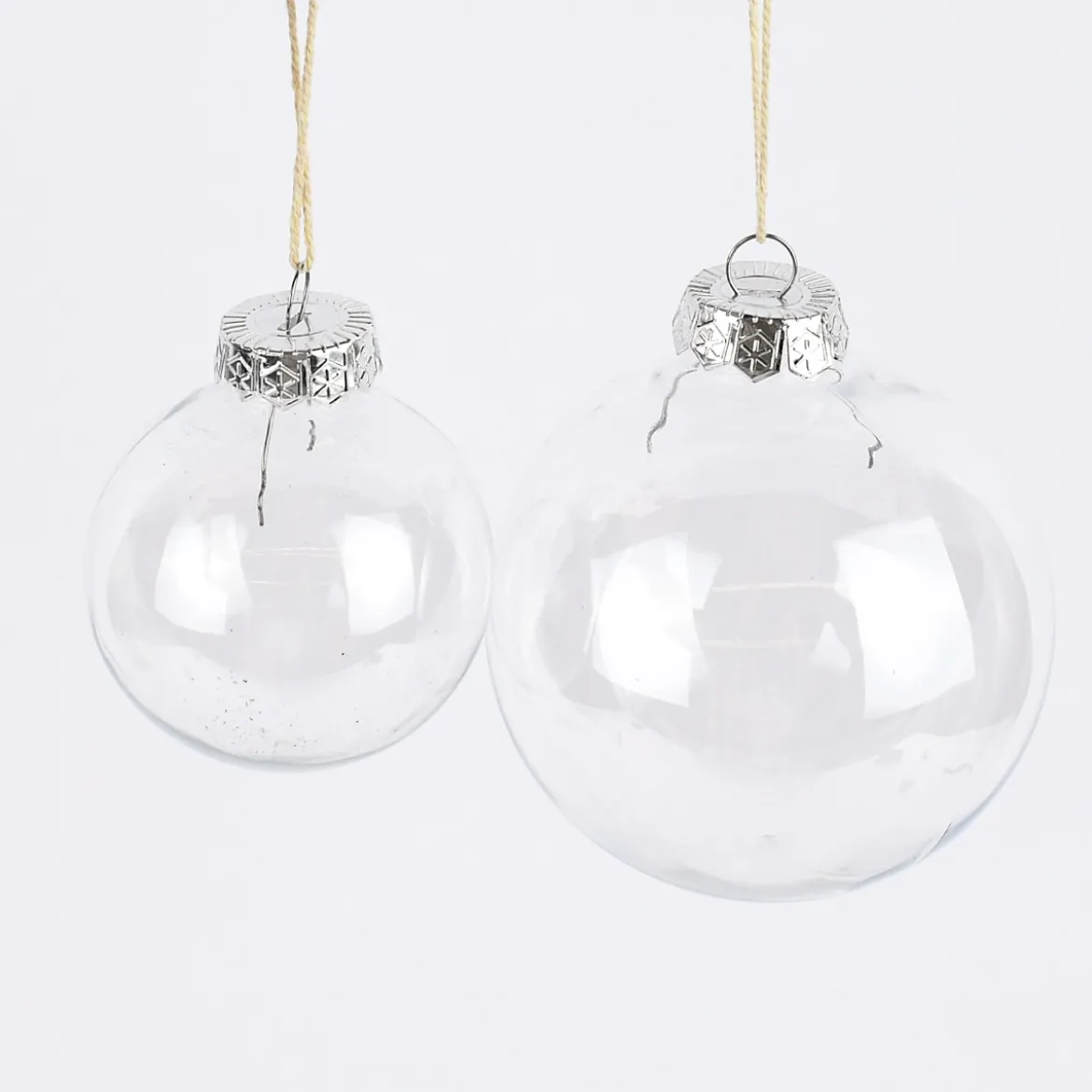 Rico Design Kugel rund Kunststoff klar 7cm