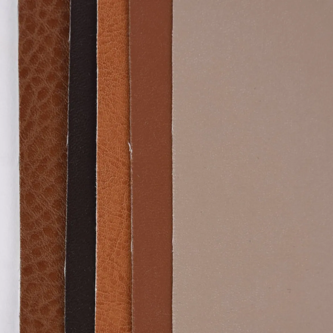 Rico Design Kunstleder Zuschnitte 5 Stück Naturfarbtöne 14,8x21cm