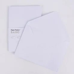 Rico Design Kuvert Basic C6 einfarbig 10 Stück 11,4x16,2cm verschiedene Farben