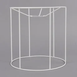 Rico Design Lampenschirm-Gestell Metall weiß 20x20cm
