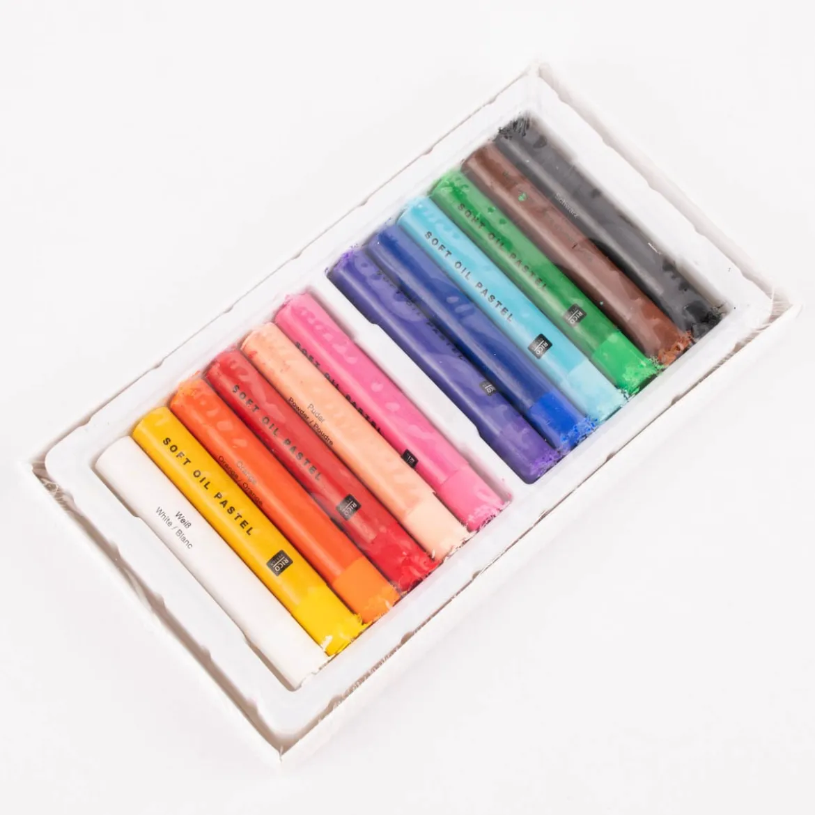 Rico Design Ölpastellkreide extra weich 12 Farben