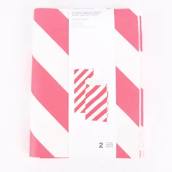 Rico Design Maxi Blockbodenbeutel M Streifen 51x23x13,5cm 2 Stück verschiedene Farben