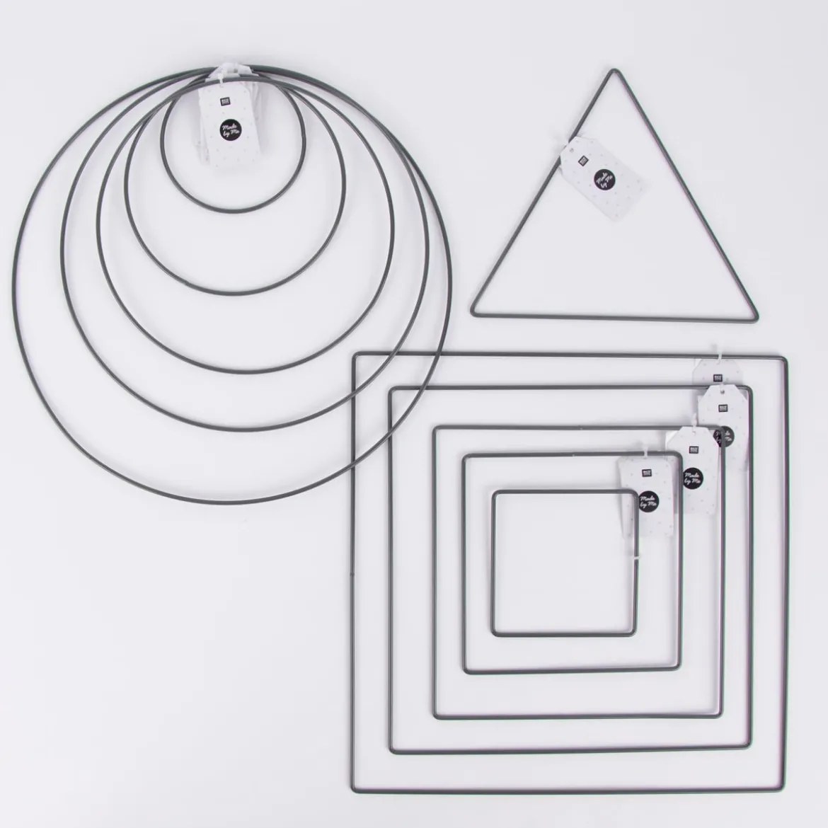 Rico Design Metallring anthrazit verschiedene Größen