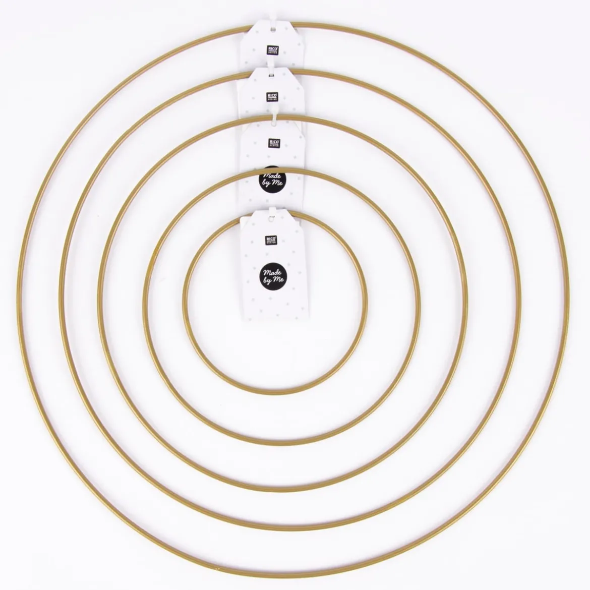 Rico Design Metallring gold verschiedene Größen