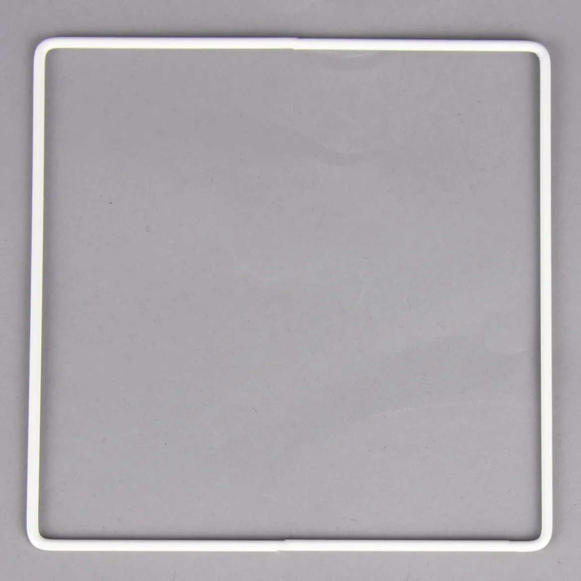 Rico Design Metallring Quadrat weiß verschiedene Größen