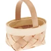 Rico Design Miniatur Flechtkorb Holz 6,5x5x7cm