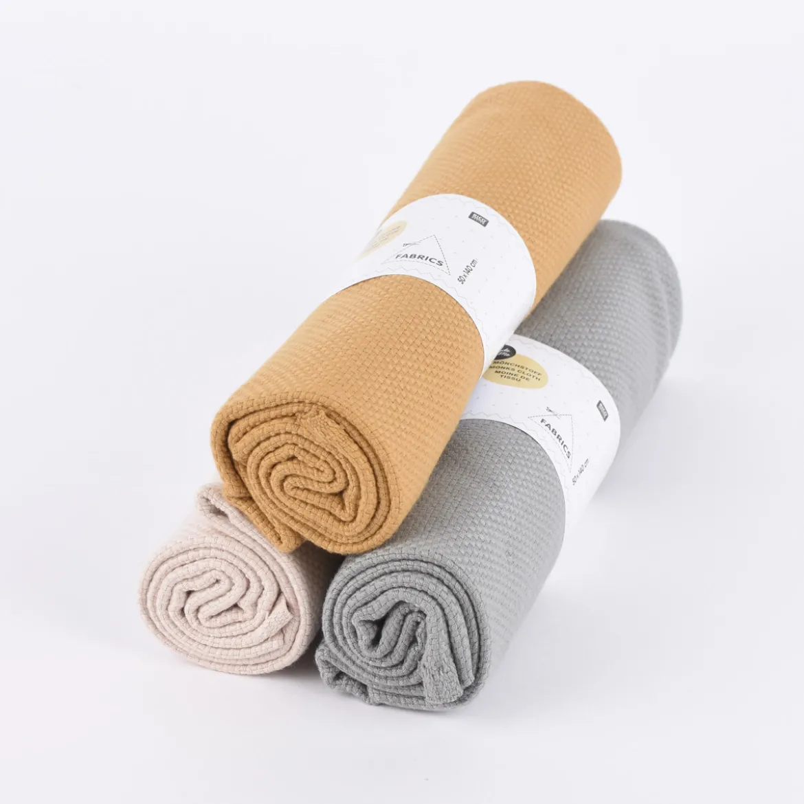 Rico Design Mönchstoff Abschnitt für Punch Needle 50x140cm verschiedene Farben
