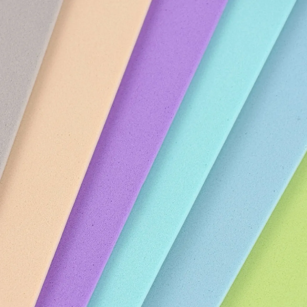 Rico Design Moosgummi Mix 2mm 20x30cm 10 Farben Pastell