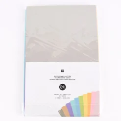 Rico Design Moosgummi Mix 2mm 20x30cm 10 Farben Pastell