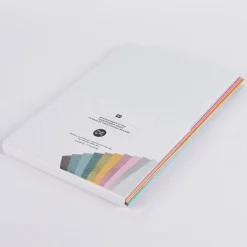 Rico Design Moosgummi Mix Pastell Glitter 2mm 20x30cm verschiedene Farben
