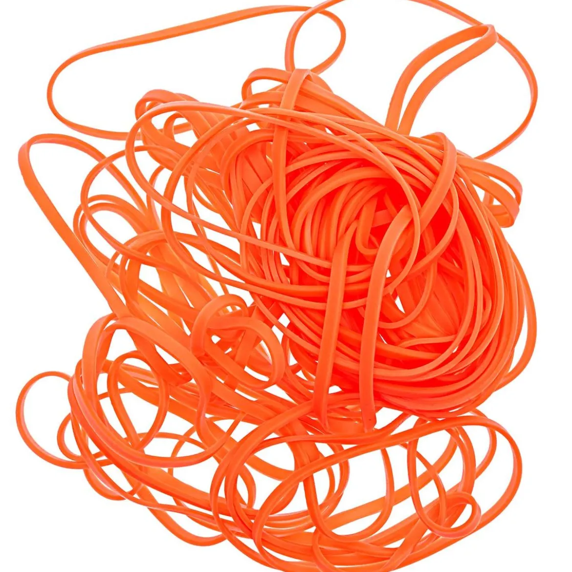 Rico Design Neon-Gummibänder einfarbig neon-orange 45g