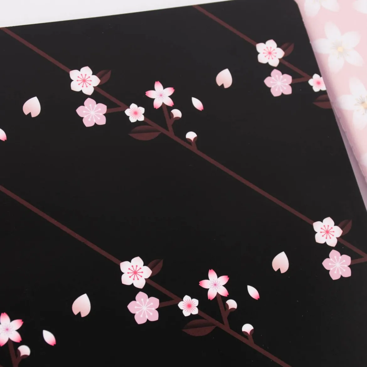 Rico Design Notizheft Set 2 Stück Kirschblüten A5 verschiedene Motive 14,8x21cm