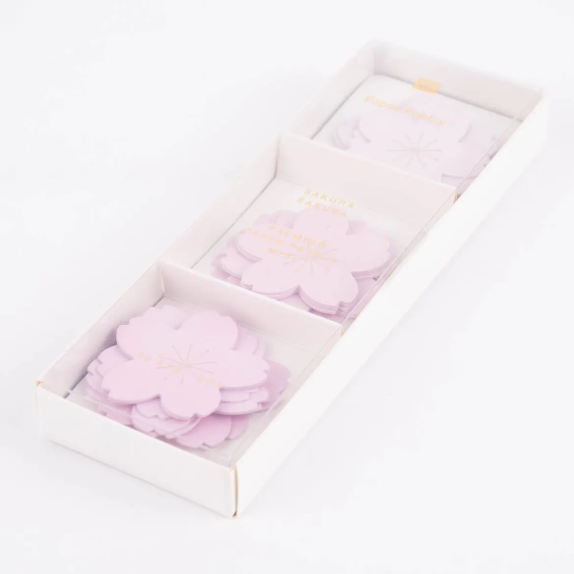 Rico Design Papierblüten Kirschblüten rosa goldfarbig 90 Stück
