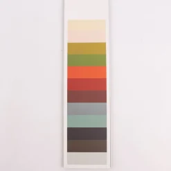 Rico Design Papierstreifen Rainbow bunt Erdtöne 12 Stück 44x7cm