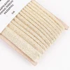 Rico Design Paspelband Glitzer einfarbig goldfarbig 3 Meter