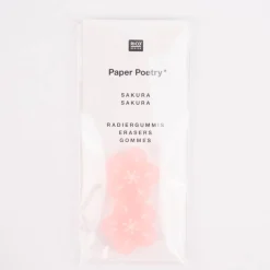 Rico Design Radiergummi Kirschblüten 2 Stück rosa 2,5x0,7cm