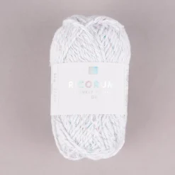 Rico Design Ricorumi Twinkly Twinkly Häkelgarn mit Glitzerfaden dk 25g verschiedene Farben