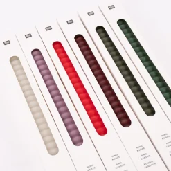 Rico Design Ringkerze Stabkerze lang einfarbig verschiedene Farben 28x2,4cm