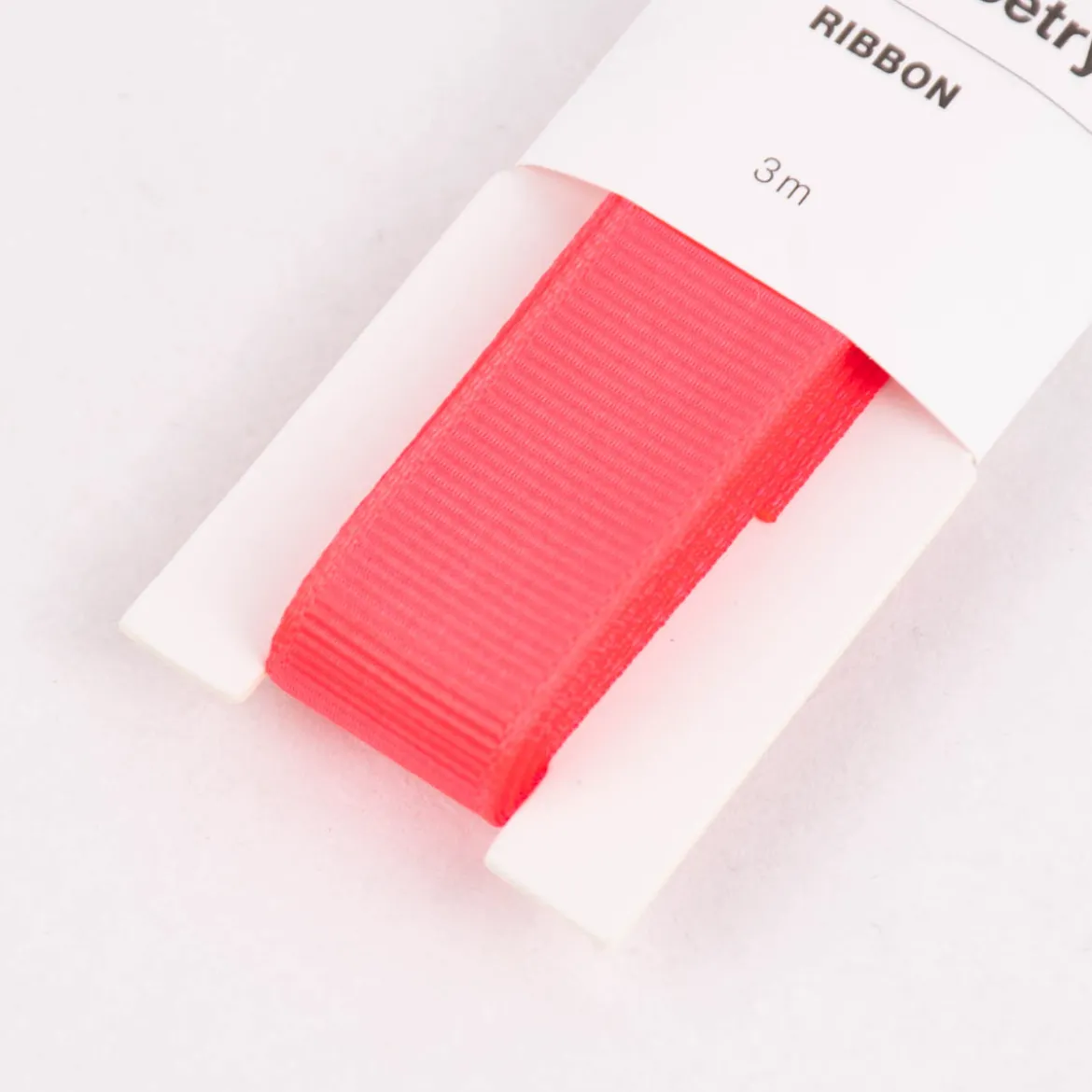 Rico Design Ripsband einfarbig 16mm neonpink 3 Meter