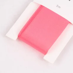 Rico Design Satinband einfarbig 25mm neonpink 3 Meter