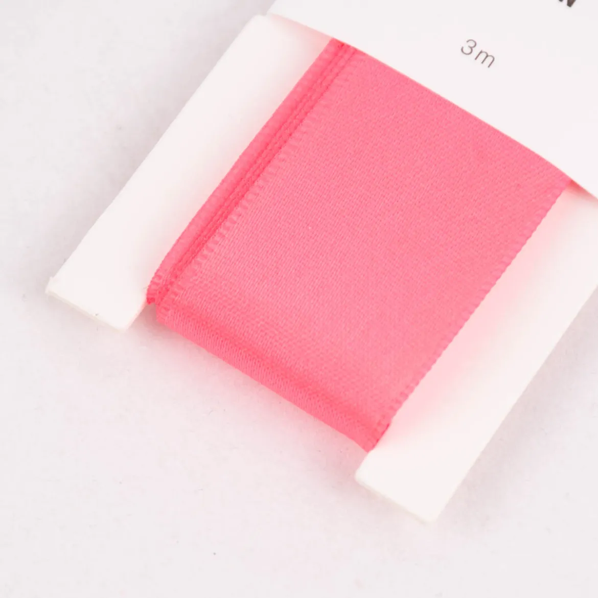 Rico Design Satinband einfarbig 25mm neonpink 3 Meter