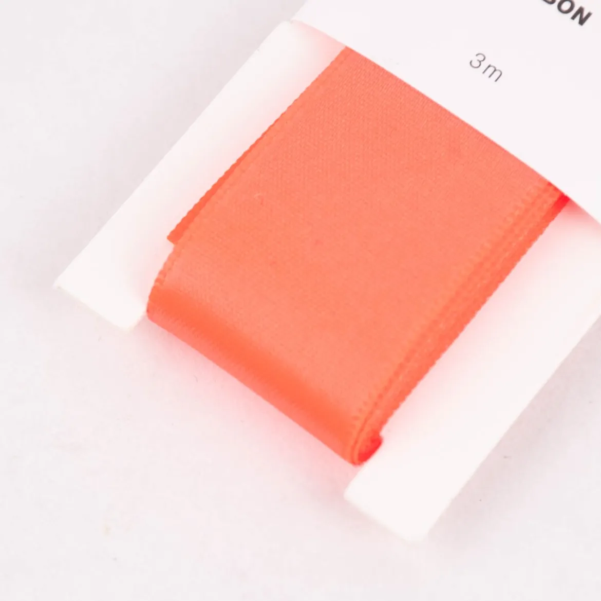 Rico Design Satinband einfarbig 25mm neonorange 3 Meter