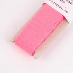 Rico Design Schrägband Baumwolle 2cm uni neonpink 3m