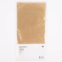 Rico Design Seidenpapier goldfarbig 50x70cm 5 Bogen